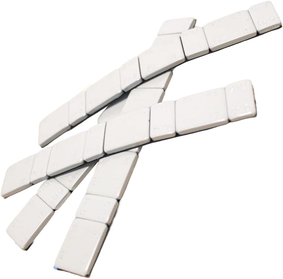 EXPERT 50 Pièces Pneus Barre Adhésive Masses D'Équilibrage, Blocs d'équilibrage pour Voiture - (5g + 10g) = 600g | Équilibrage Précis, Stabilité et Sécurité Optimale