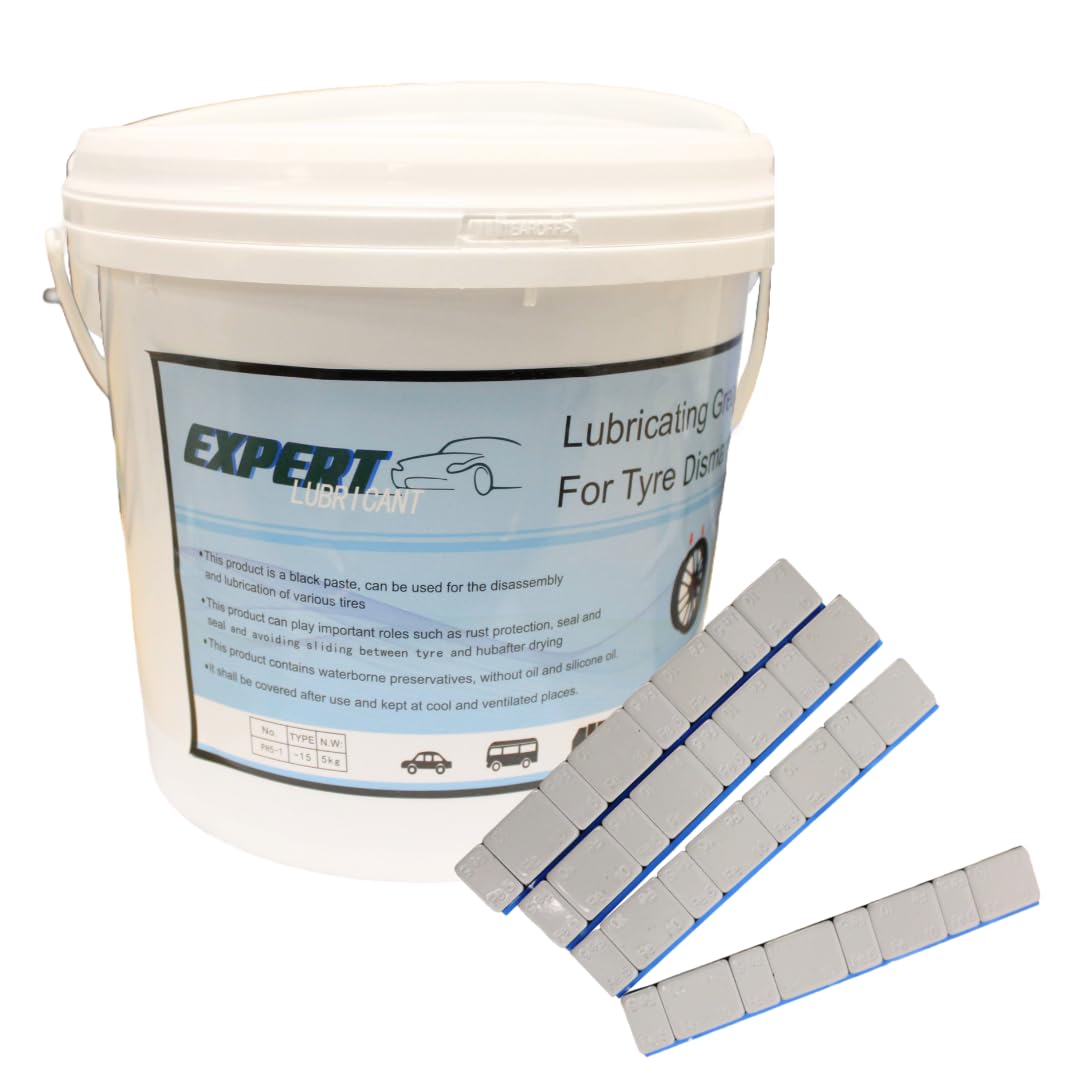 Seau de Graisse pour Pneus – Lubrifiant Spécial Montage et Démontage | Facilite l’Installation, Réduit les Frictions et Protège les Jantes (Seau de Graisse pour Pneus 2 kg)