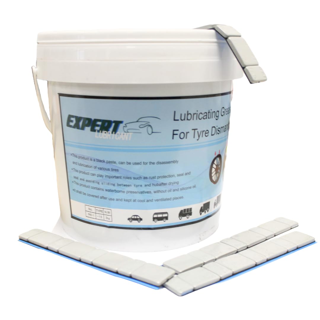 Seau de Graisse pour Pneus – Lubrifiant Spécial Montage et Démontage | Facilite l’Installation, Réduit les Frictions et Protège les Jantes (Seau de Graisse pour Pneus 2 kg)