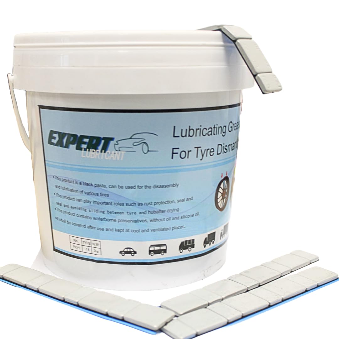 Seau de Graisse pour Pneus – Lubrifiant Spécial Montage et Démontage | Facilite l’Installation, Réduit les Frictions et Protège les Jantes (Seau de Graisse pour Pneus 2 kg)