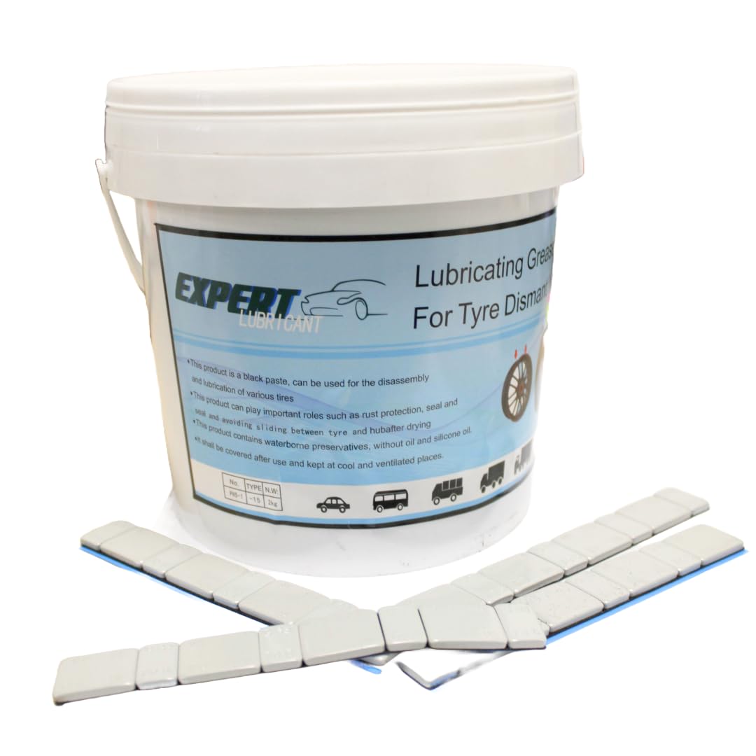 Seau de Graisse pour Pneus – Lubrifiant Spécial Montage et Démontage | Facilite l’Installation, Réduit les Frictions et Protège les Jantes (Seau de Graisse pour Pneus 2 kg)