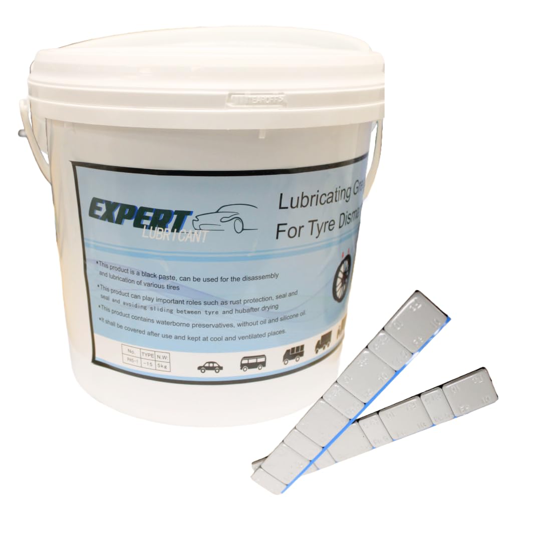 Seau de Graisse pour Pneus – Lubrifiant Spécial Montage et Démontage | Facilite l’Installation, Réduit les Frictions et Protège les Jantes (Seau de Graisse pour Pneus 2 kg)